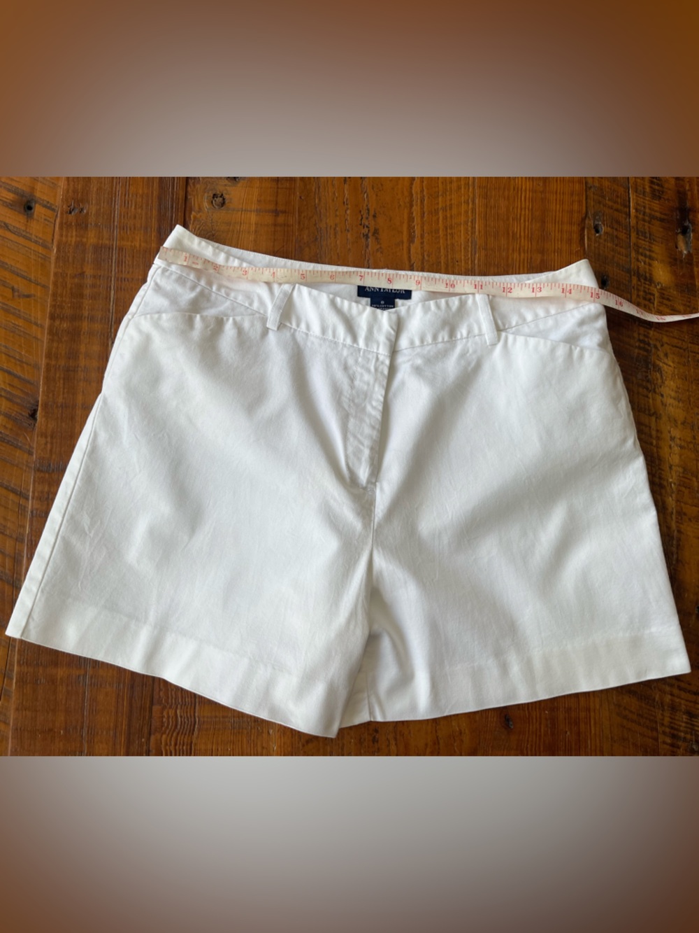 Ann Taylor White Tailored Shorts Size 8 - Picture 6 of 11